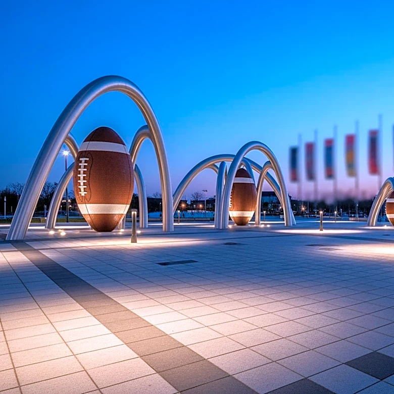 Football Fans Arrive in Pittsburgh for NFL Draft
