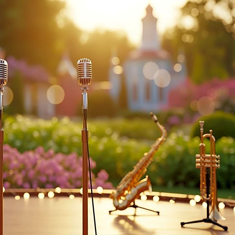 M-A Jazz and Concert Bands Perform at Disneyland, Captivating Park Visitors