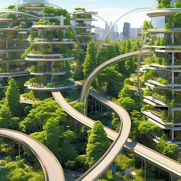 Arizona's Car-Free Community Offers Sustainable Living with Shops and Public Transport