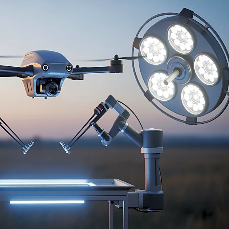 SS Innovations Develops Drone-Based Surgical Robot for Battlefield Care
