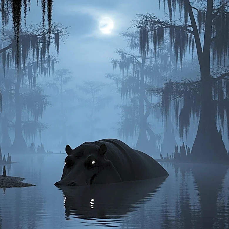 Thriller Film 'Hungry' Depicts Tourists' Survival Against Hippopotamus in Louisiana Swamps
