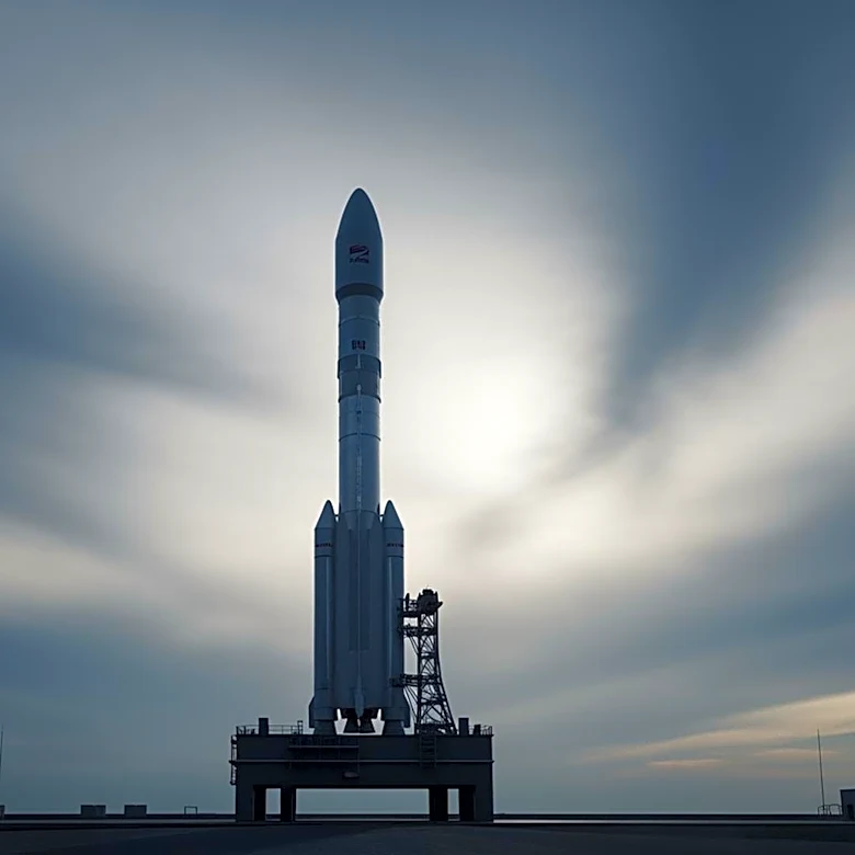 SpaceX Scrubs Falcon Heavy Launch of Final ViaSat-3 Satellite Due to Weather Conditions