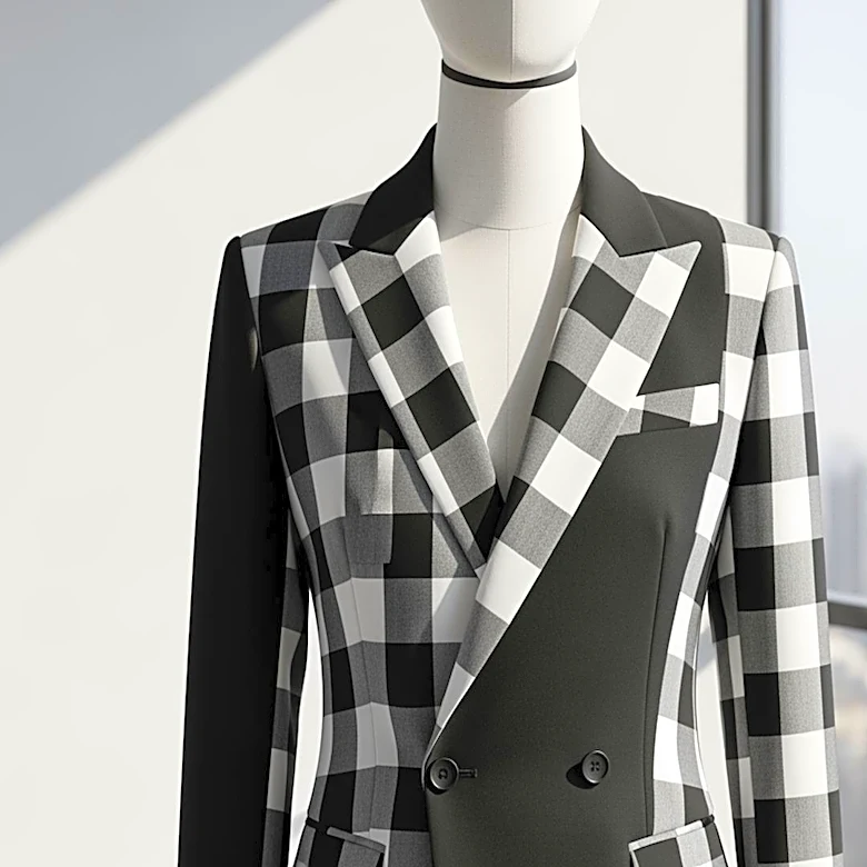 Anne Hathaway Showcases Asymmetric Checkered Tailoring in New York City