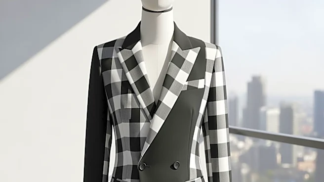 Anne Hathaway Showcases Asymmetric Checkered Tailoring in New York City