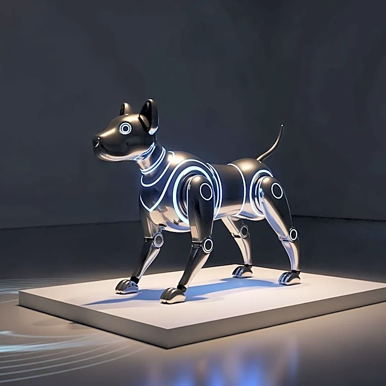 Beeple's Robot Dog Exhibit in Berlin Critiques Tech Influence on Perception