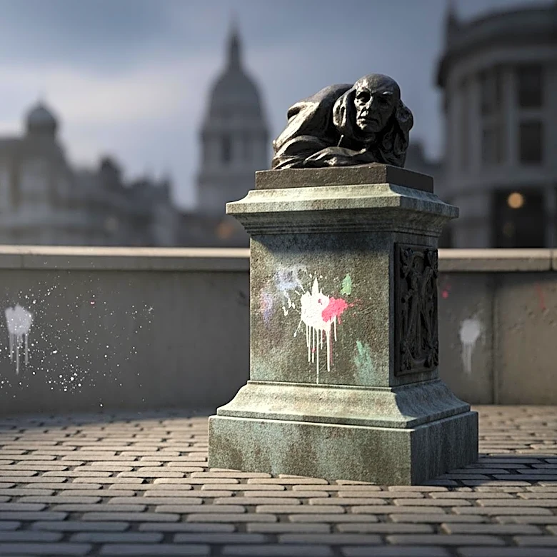 Banksy Unveils New Statue in London, Sparking Public Interest