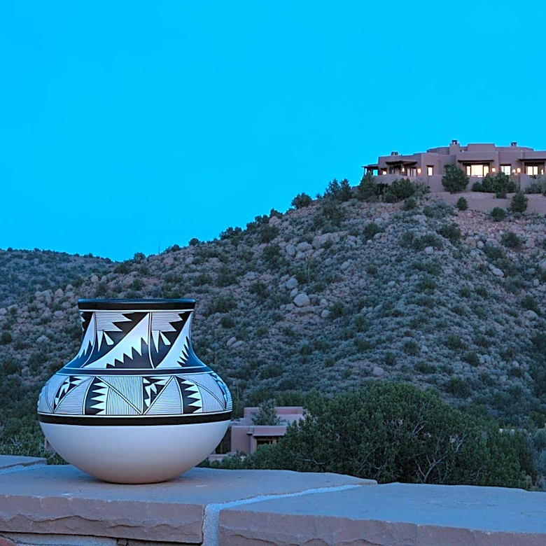 Santa Fe Estate on Moon Mountain Listed for $3.25 Million, Showcasing Native American Art