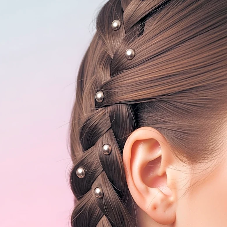 North West Debuts Studded Hair Style with Release of New EP