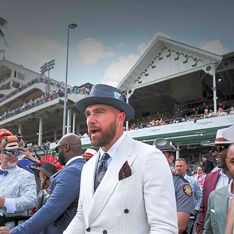 Giants QB Jaxson Dart and Girlfriend Make Fashion Statement at Kentucky Derby