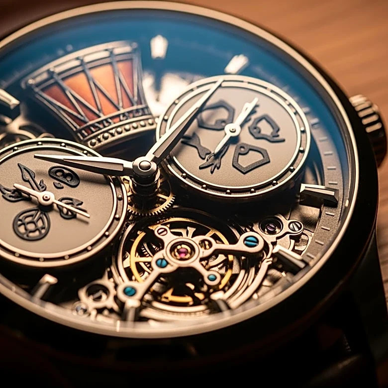 Louis Vuitton Unveils Tambour Taiko Arty Automata Watch with Artistic Flair