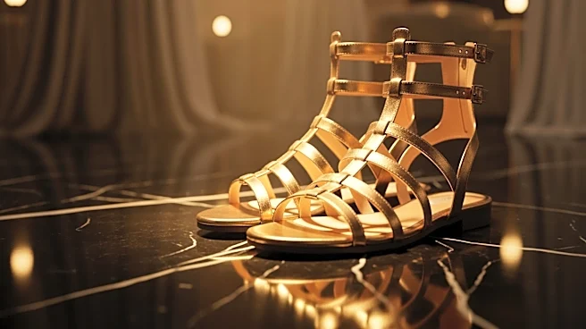 Serena Williams Stuns in Gold Gladiator Sandals at Met Gala 2026