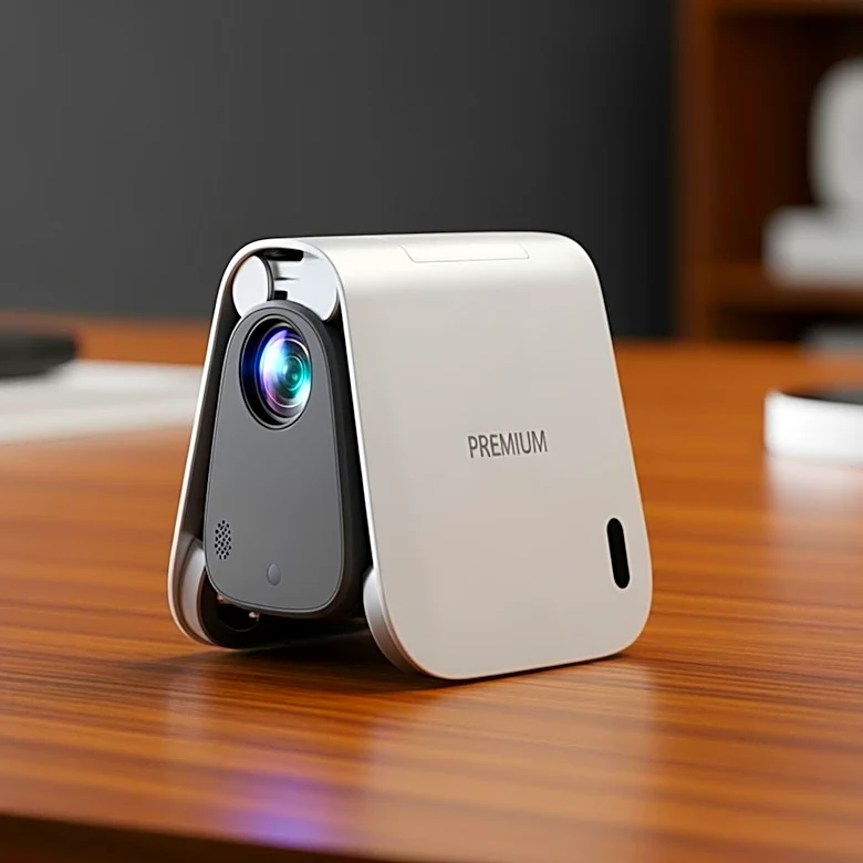Aurzen Zip Tri-Fold Portable Projector Discounted by $150