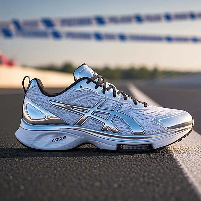 Saucony Collaborates with Minted NY for Chromed-out Race Day Shoe