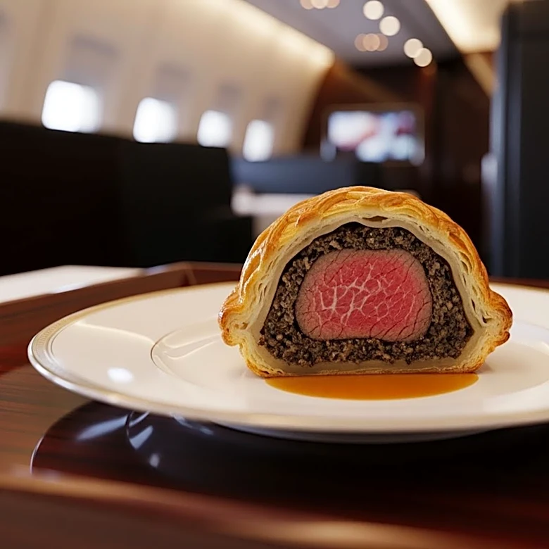 American Airlines Introduces Centennial Beef Wellington in First Class
