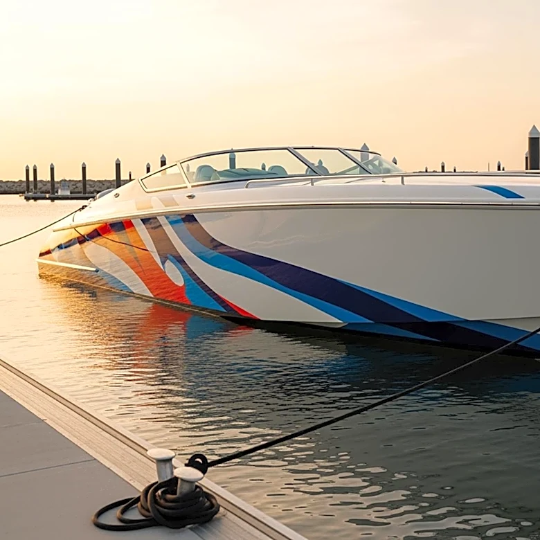 Travis Hunter Showcases Custom Boat Featuring Personal Branding
