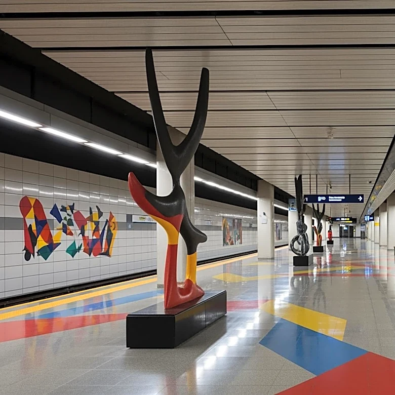 Artists Transform L.A. Metro's D Line Stations with Public Art Installations