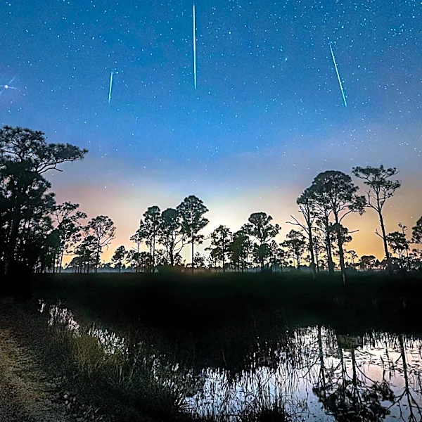 Eta Aquarids Meteor Shower Offers Stargazers a Celestial Display Despite Moonlight Challenges