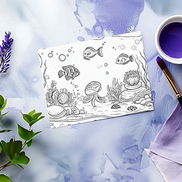 Outside The Lines VR: A Simple and Relaxing Coloring App for Meta Quest