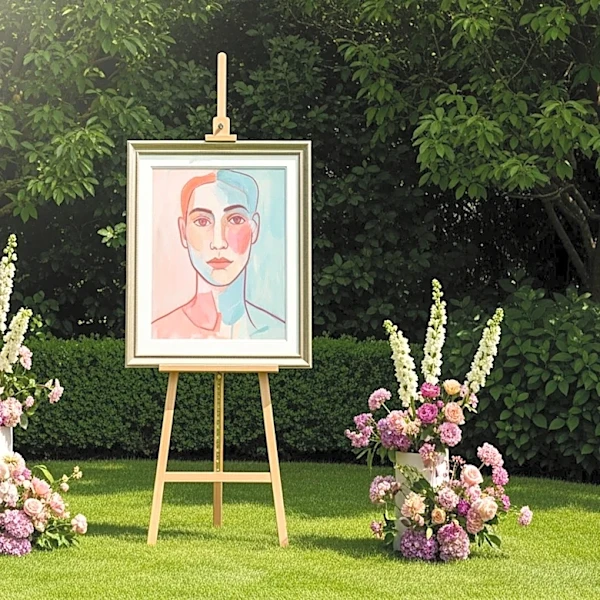 Kate Middleton Showcases Self-Portrait at Buckingham Palace Garden Party