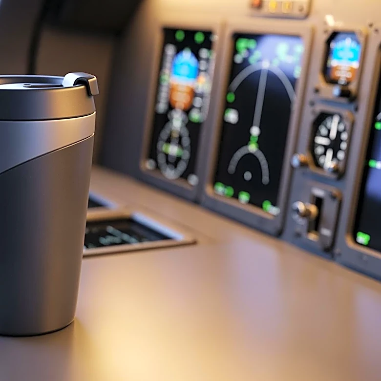 Innovative AeroCup Designed to Prevent Spills in Aircraft Cockpits