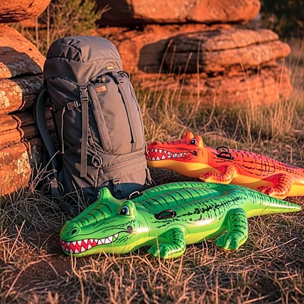 Columbia Sportswear's New Campaign Features Robert Irwin in Outback Adventure with Inflatable Crocodiles