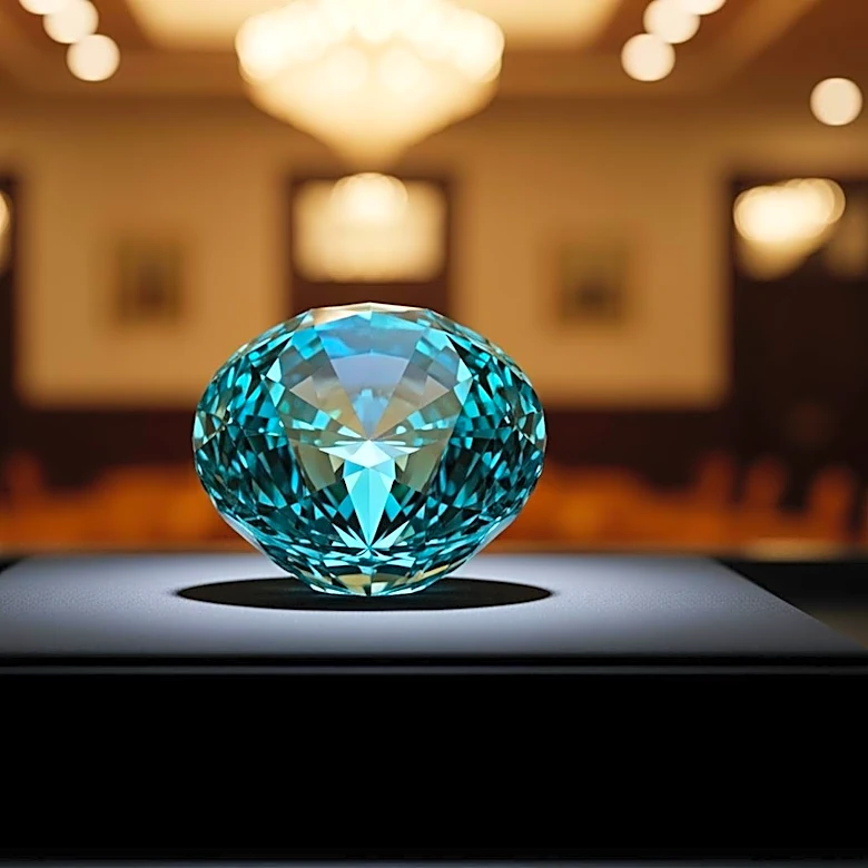 Record-Breaking Sale of Blue-Green Diamond at Christie's Auction
