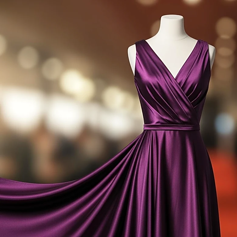 Demi Moore Stuns in Purple Gown at Cannes Film Festival