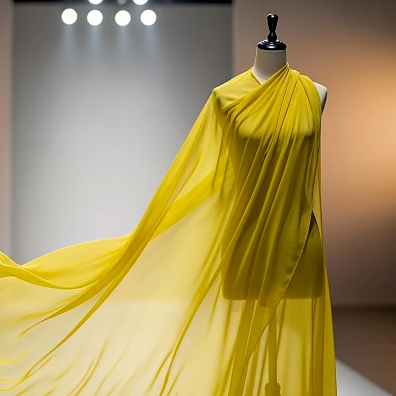 Sabrina Carpenter Stuns in Sheer Yellow Dior Dress at Cruise Show
