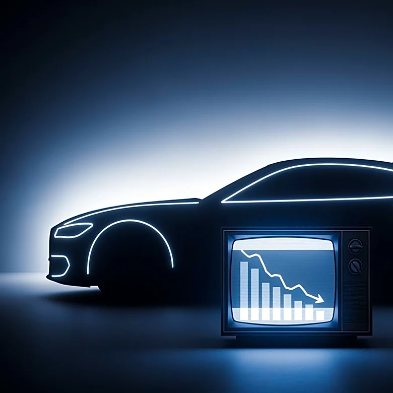 Automotive TV Advertising Spending Declines by 18% in April