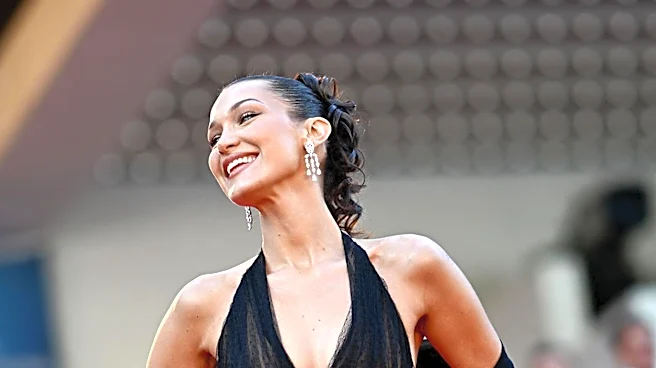 Bella Hadid Sports Metallic Puma Speedcats at Cannes Film Festival