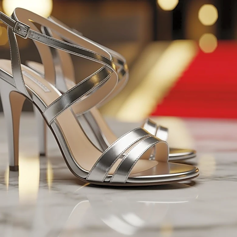 Dua Lipa Shines in Silver Le Silla Sandals at Cannes Film Festival