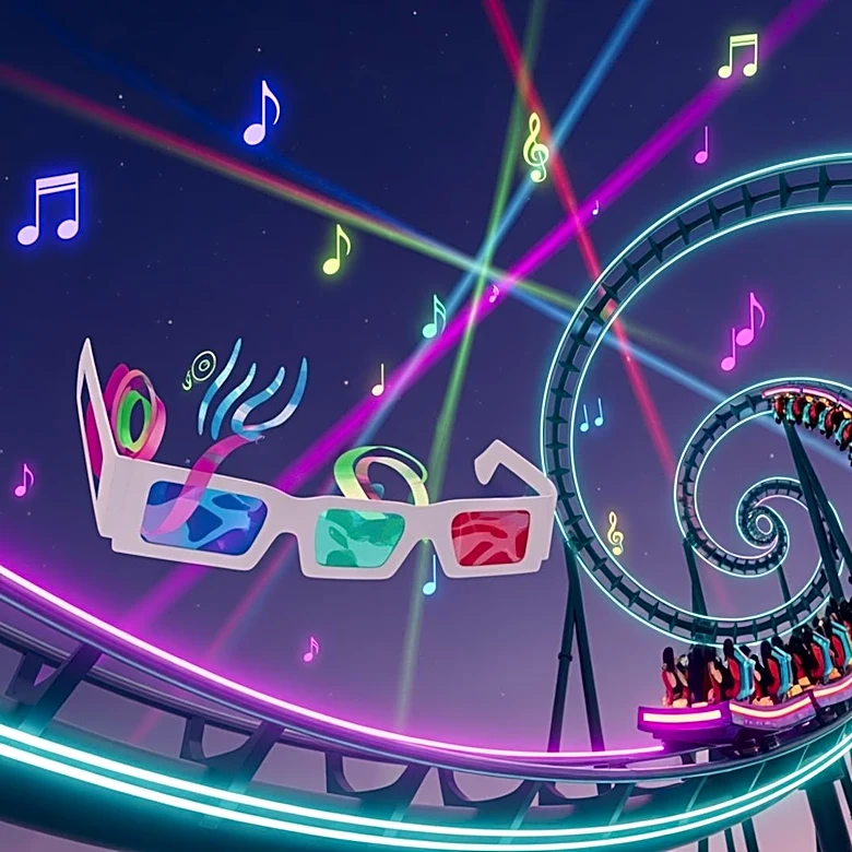 Disney's Rock 'n' Roller Coaster Features MuppetVision 3-D Characters
