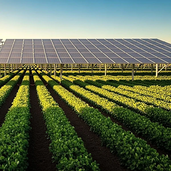 Agrivoltaics: Integrating Solar Panels with Farming to Enhance Crop Performance