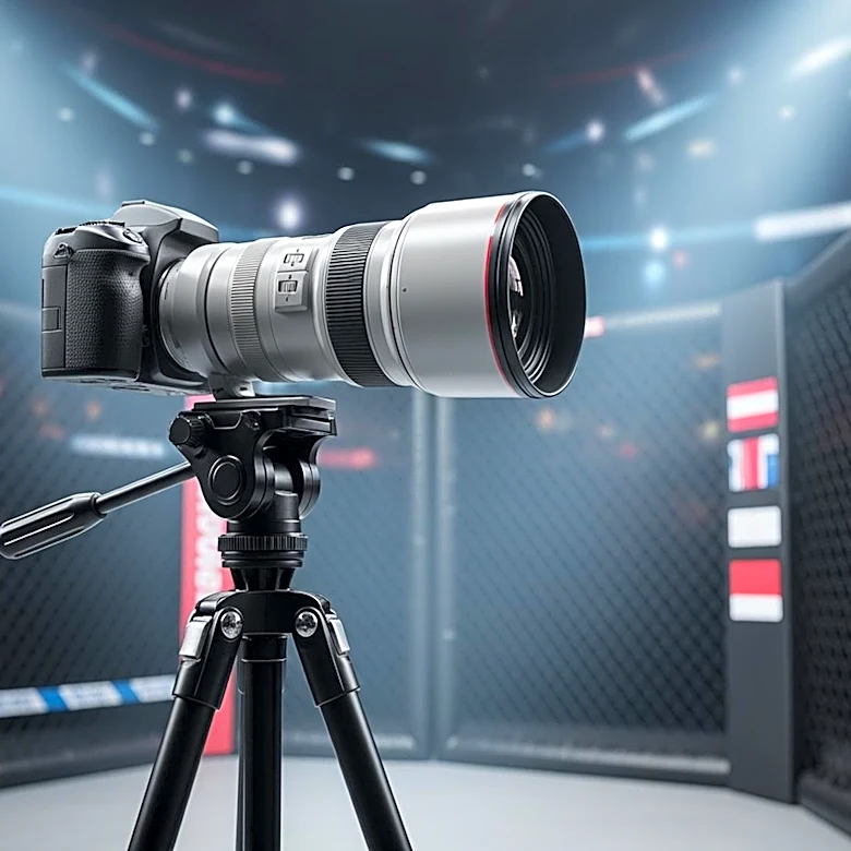 Marshawn Lynch Takes on Photographer Role at Ronda Rousey vs. Gina Carano MMA Event