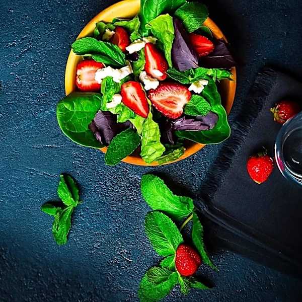 CBS News Features Recipe for Strawberry Salad with Pretzel Crusted Chicken