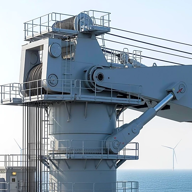 Liebherr Completes Major Overhaul of Offshore Crane on ZITON's Vessel for Wind Operations