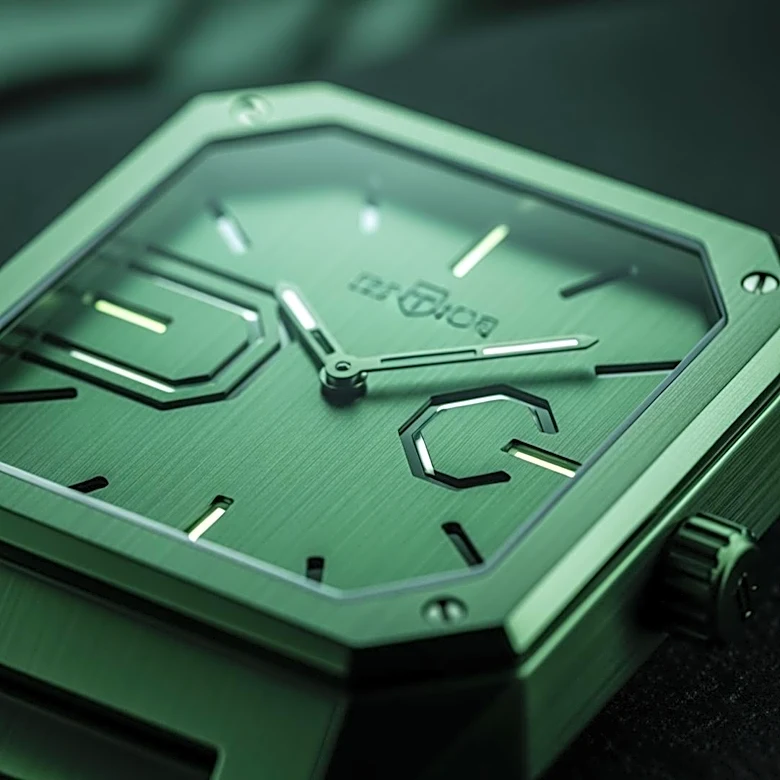 Bell Ross Introduces BR-03 Green Steel Watch with Enhanced Aesthetics