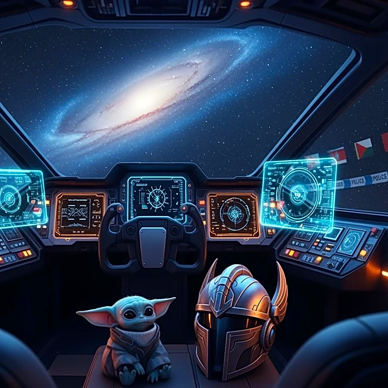 Disneyland Enhances Millennium Falcon Ride with Mandalorian and Grogu Features