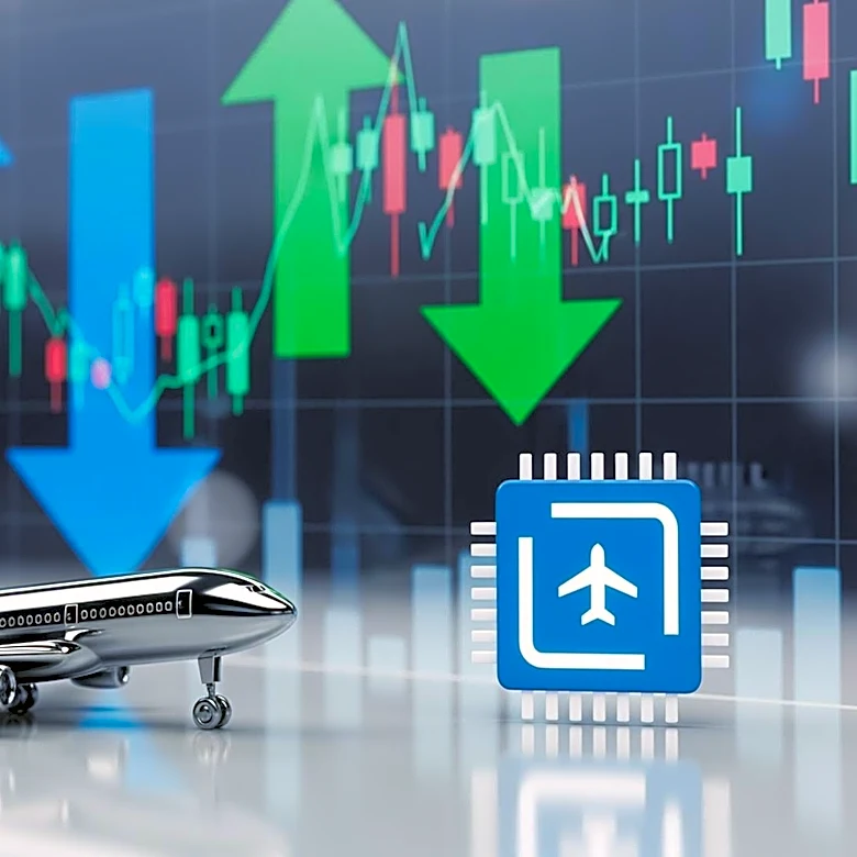 Stock Market Sees Significant Midday Movements with Airline and Tech Stocks Leading Gains