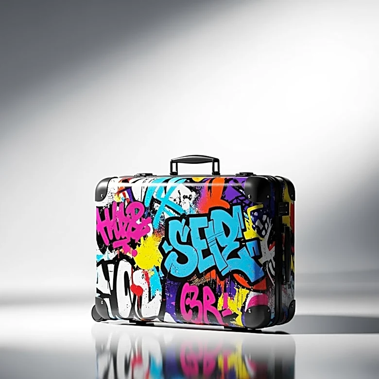 Louis Vuitton's Resort 2027 Collection Draws Inspiration from Keith Haring's Graffitied Suitcase