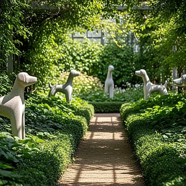 Sherman Library  Gardens Hosts 'Dog Days of Sherman' Sculpture Exhibition