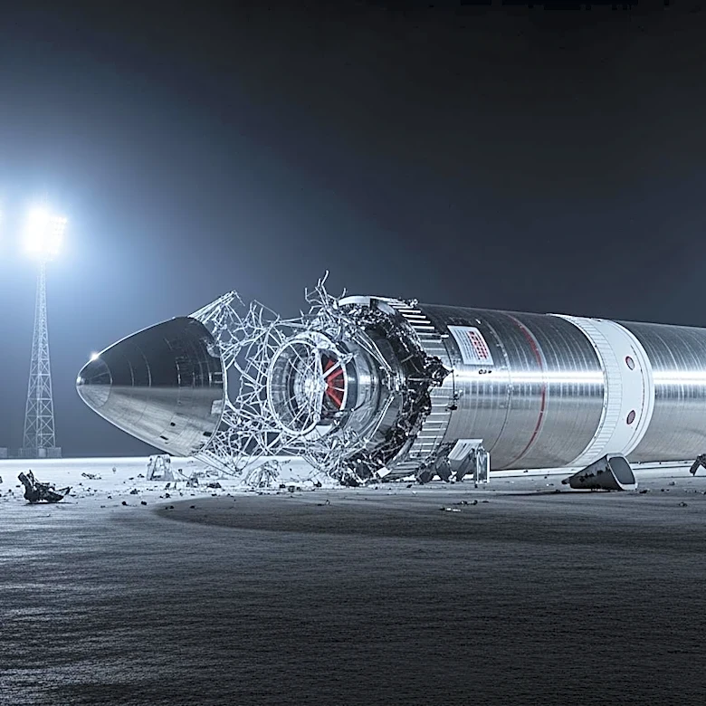 SpaceX Starship Booster Crashes After Test Launch, Impacting Future Missions
