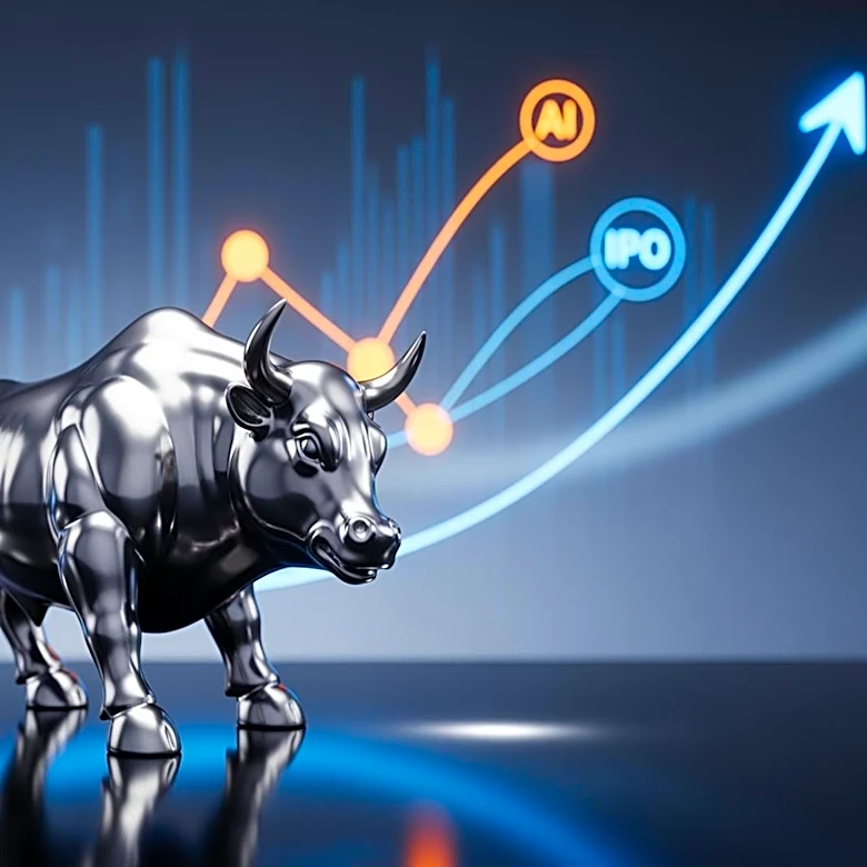 S 500 Approaches Record High Amid Market Rally Driven by AI and IPO Developments