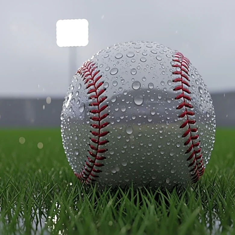 Rain Delays Cincinnati Reds vs. St. Louis Cardinals Game