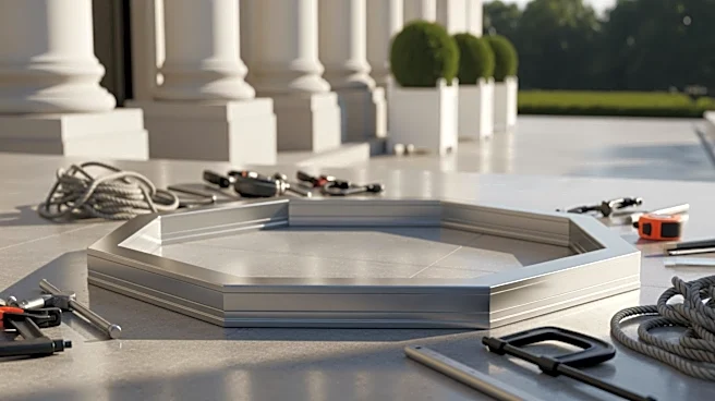 UFC Octagon Construction Underway at White House for Flag Day Event