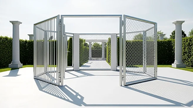 UFC Fighting Cage Under Construction on White House Lawn for Upcoming Event