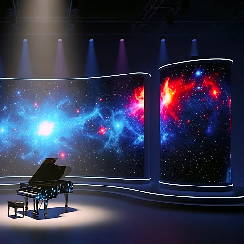 Redshift Performance Merges Space Imagery and Music in New York