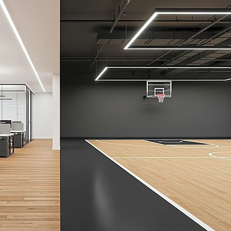 Pixellot's New Office Design Blurs Line Between Work and Sports Arena