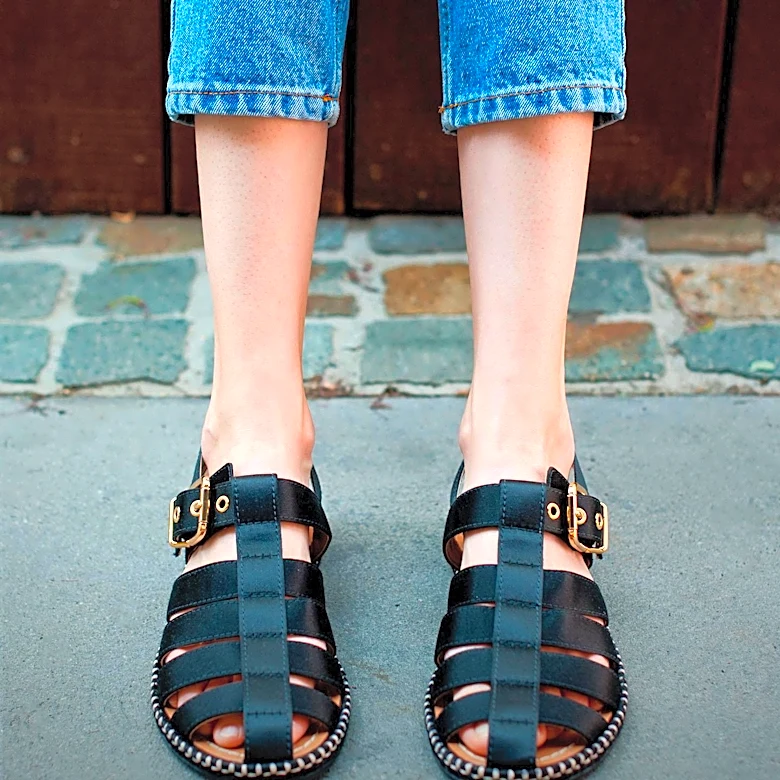 Decorative Flat Sandals Emerge as a Key Trend on Spring 2026 Runways