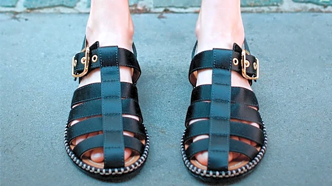 Decorative Flat Sandals Emerge as a Key Trend on Spring 2026 Runways